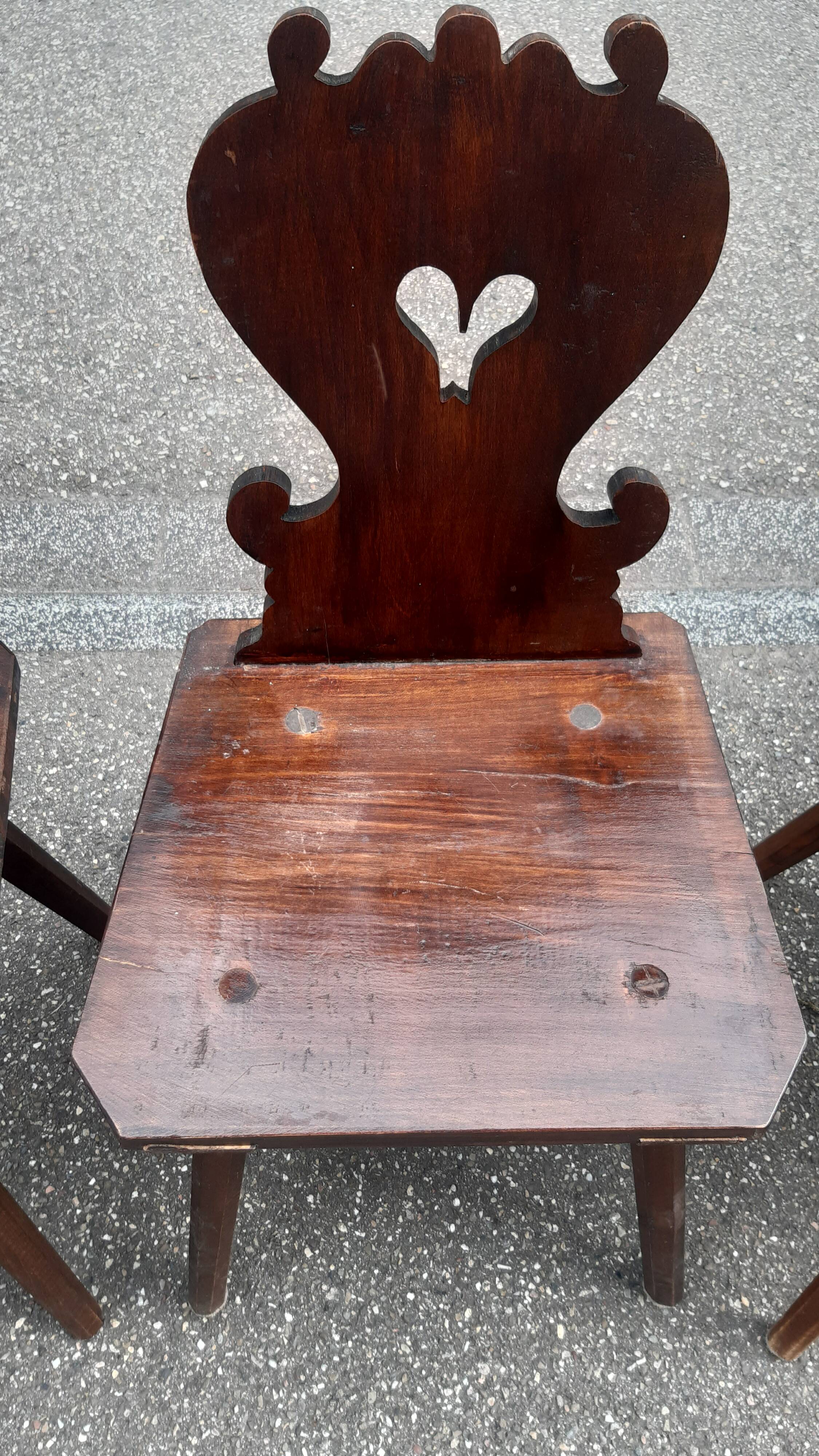 Set of 6 mountain chairs