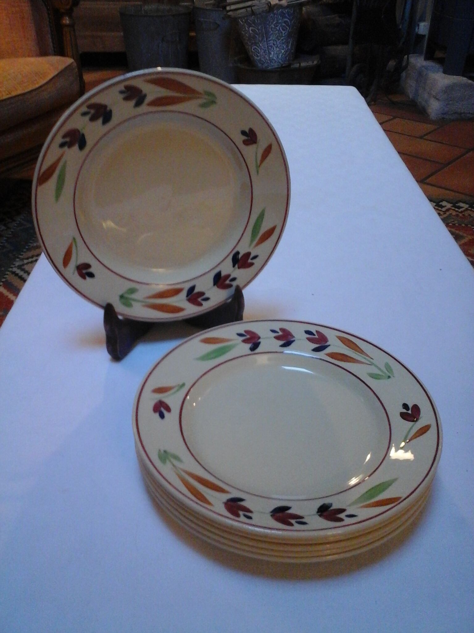 Dessert plates Jeannine de Gien