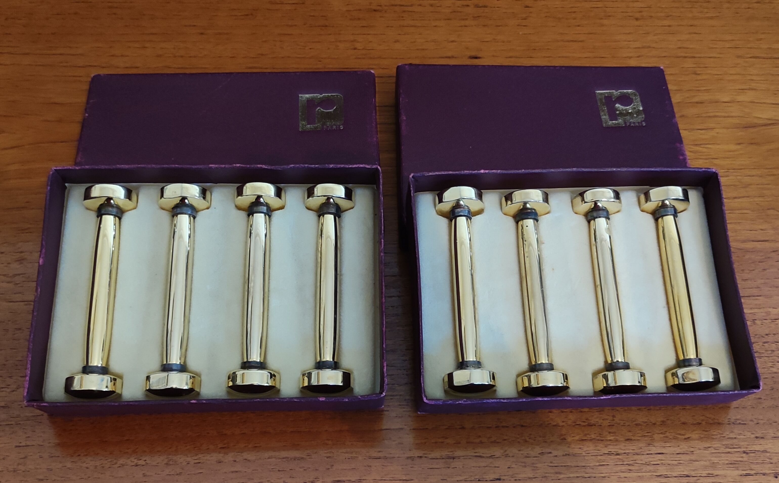 8 vintage knife holders Paco Rabanne