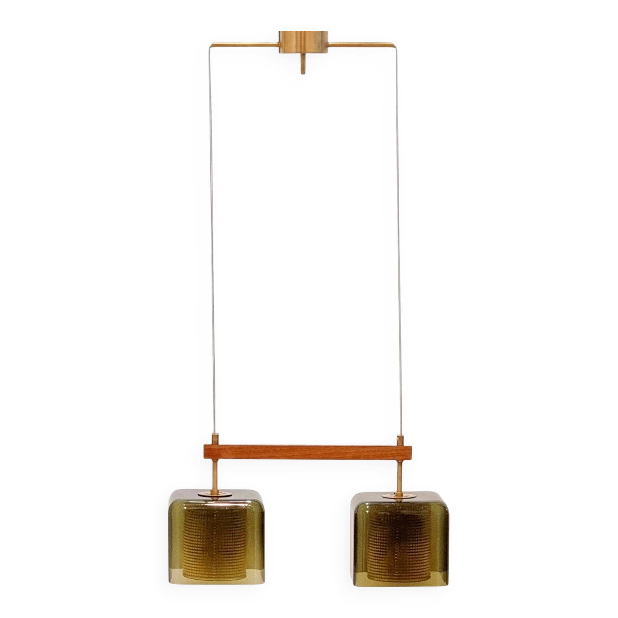 Mid-Century Scandinavian Glass Ceiling Light by C. Fagerlund for Orrefors