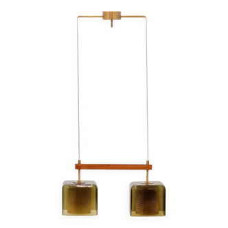 Mid-Century Scandinavian Glass Ceiling Light by C. Fagerlund for Orrefors