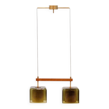 Mid-Century Scandinavian Glass Ceiling Light by C. Fagerlund for Orrefors