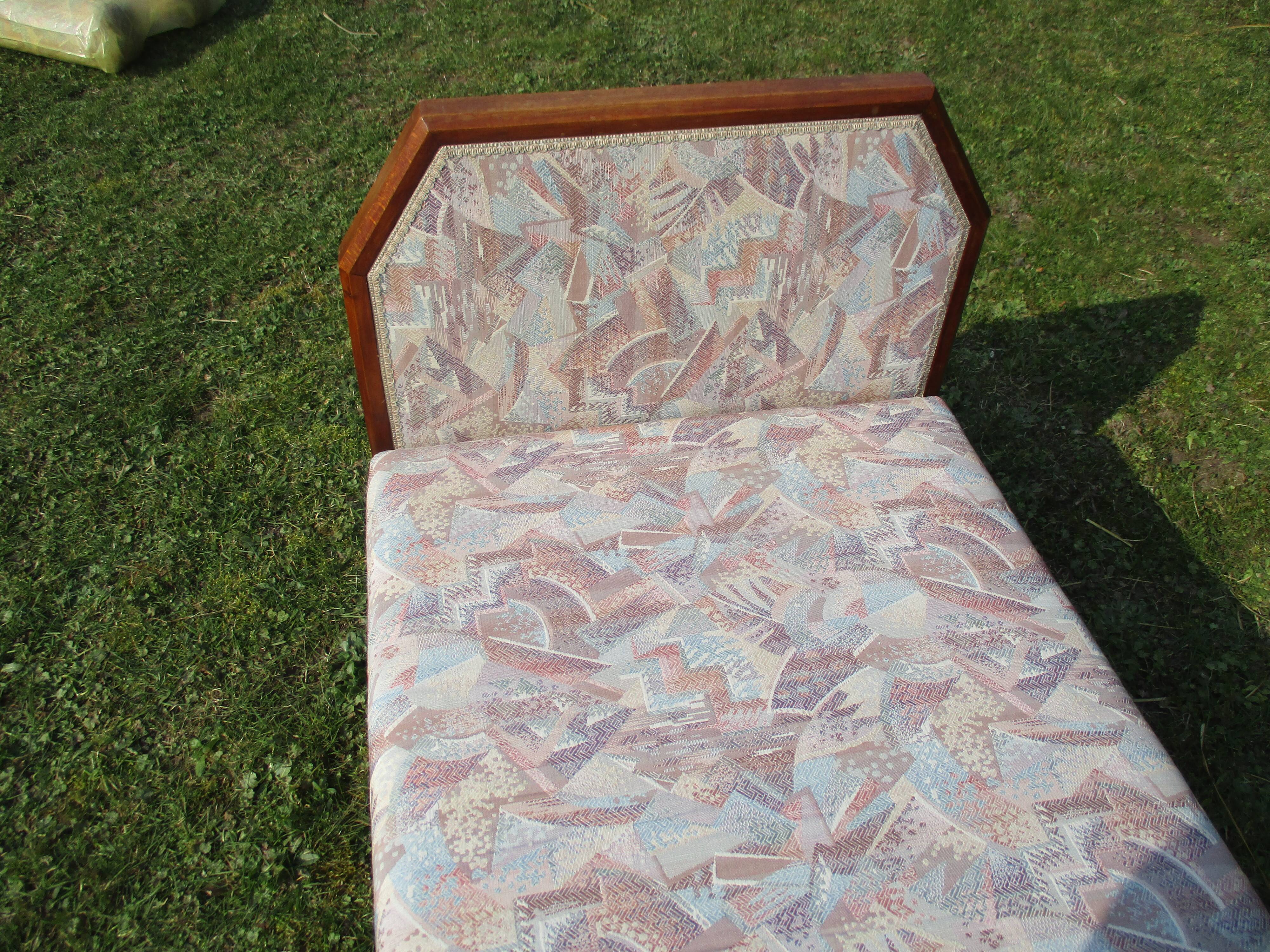 Antique Art Deco sofa bed