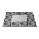 Optique art mirror in the style of victor vasarely