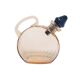 Art Deco carafe from Hortensja Glassworks, Poland, 1930s