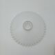 Abat jour suspension opaline dentelle