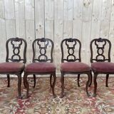 Suite de 4 chaises époque Napoléon III