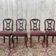 Suite de 4 chaises époque Napoléon III