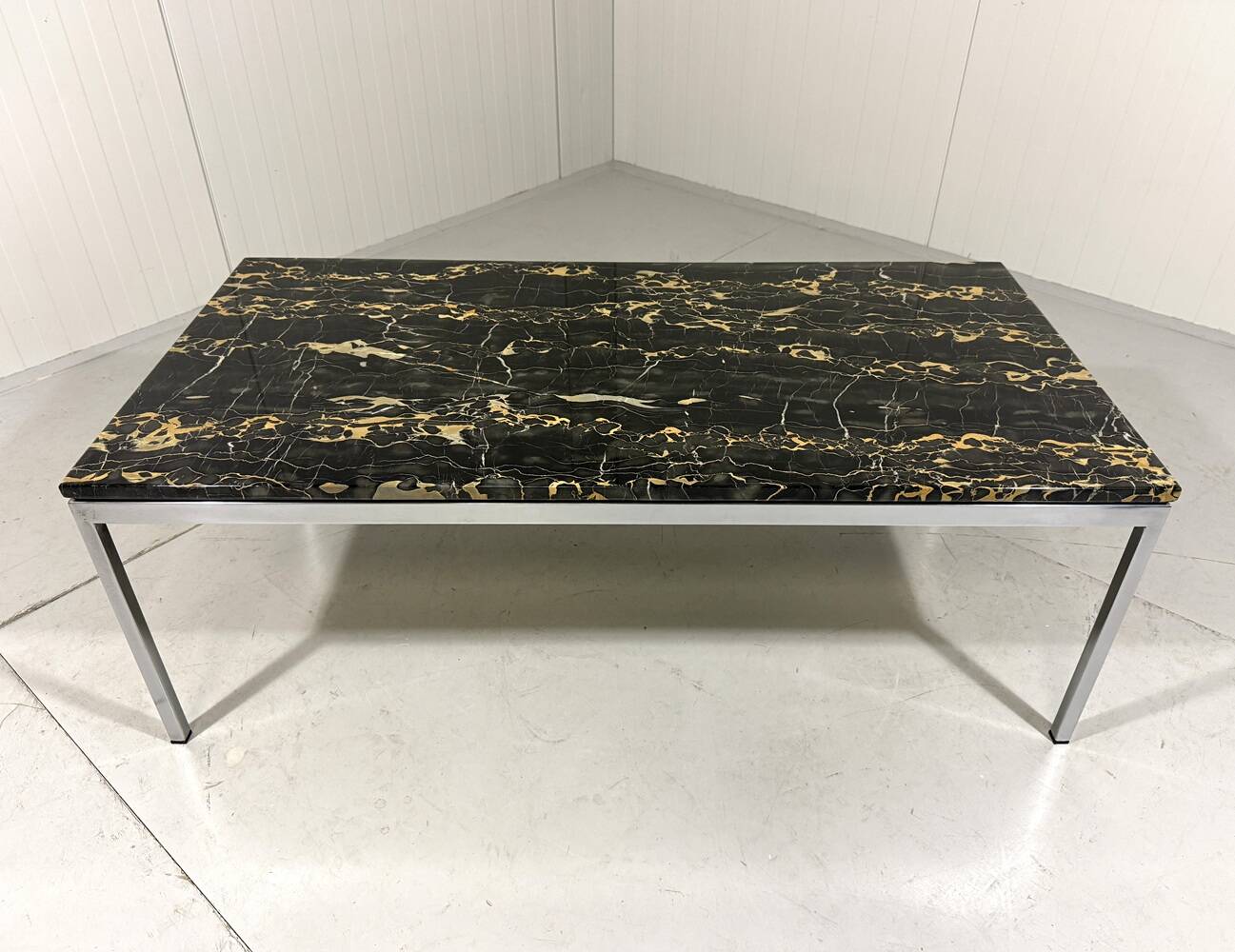 Florence Knoll coffee table nero portoro marble table top 1960’s