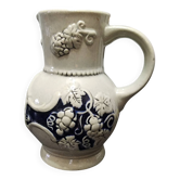 Vintage wine jug in German Westerwald stoneware 1/4L — "golden wine..."