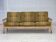 1970s, Danish 3-seater sofa, furniture wool, solid oak wood.