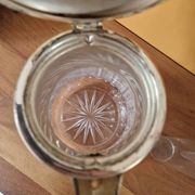 Jug for orangeade with crystal cooler, Hans Knabel, Esslingen.