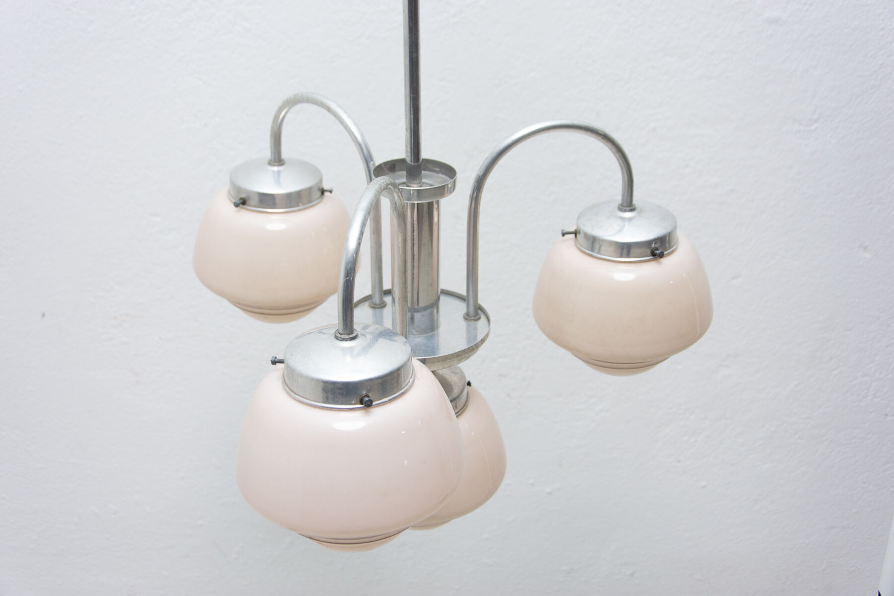Lustre Art déco à trois bras, années 1930