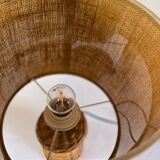 Pair of wicker lamps