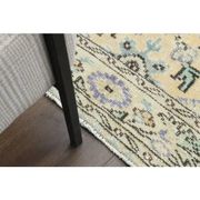 Vintage Turkish Oushak Handmade Wool Cotton Orange Area Rug 185x279