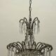Vintage Italian Crystal Beaded Light Pendant 1960’s