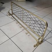 Coat rack in gold aluminum from the 50s and 60s