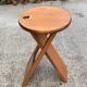 Tabouret pliable Suzy en hêtre massif par Adrian Reed 1980