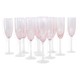 Set of Prosecco glasses, French design, 1970s, made in France