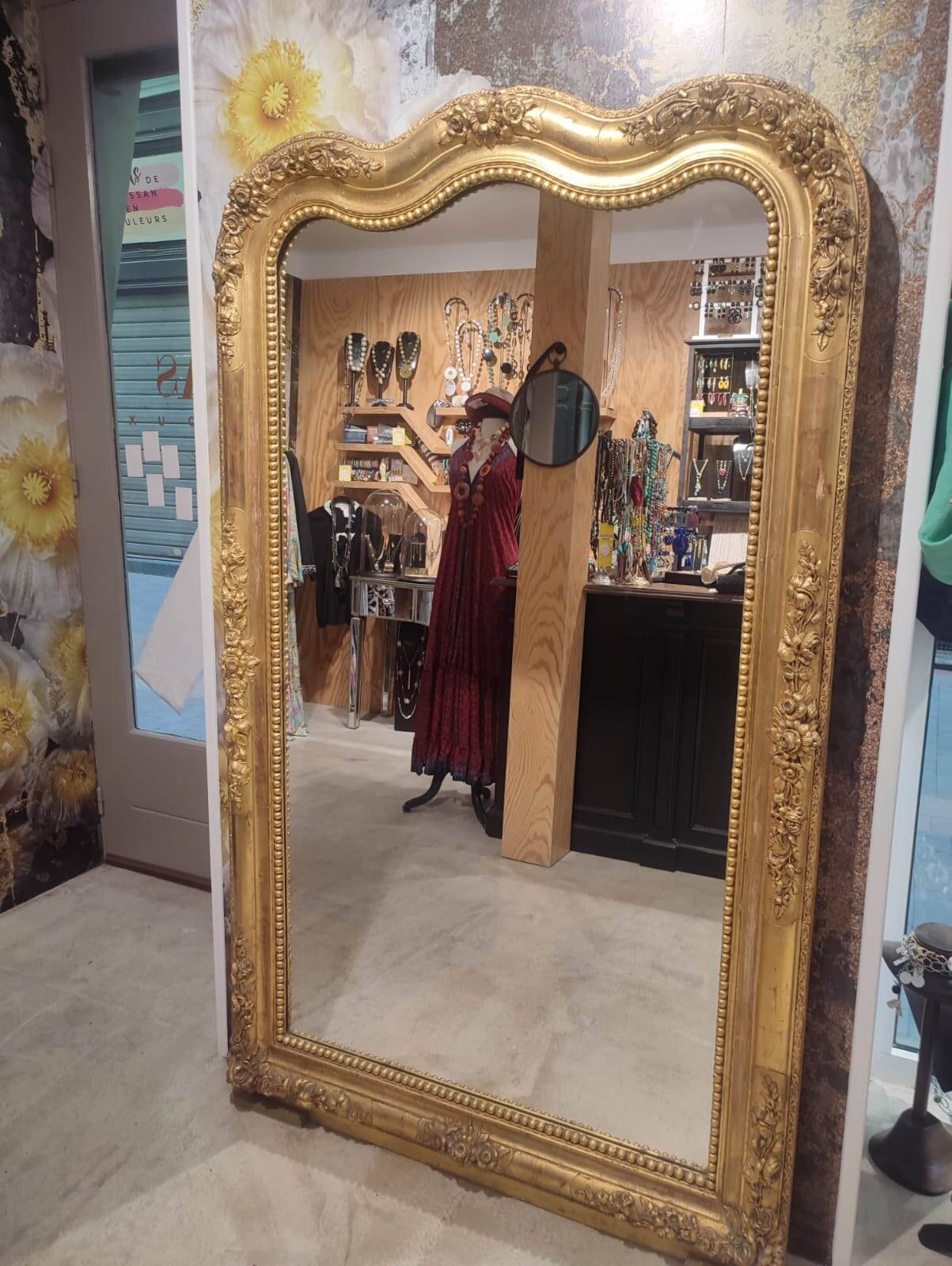 Mirroir de cheminée