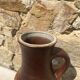Vase en céramique West Germany effet cordage