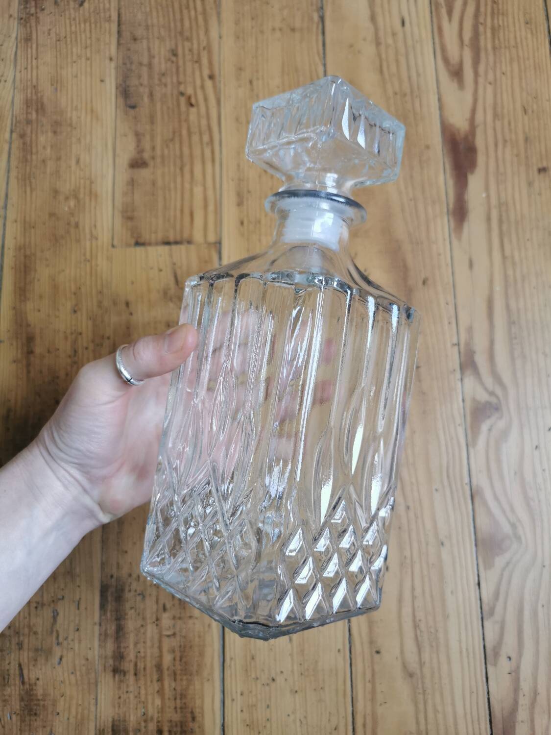 Vintage whiskey decanter