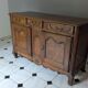Antique Louis XV style sideboard in oak and walnut – 19th century / Early