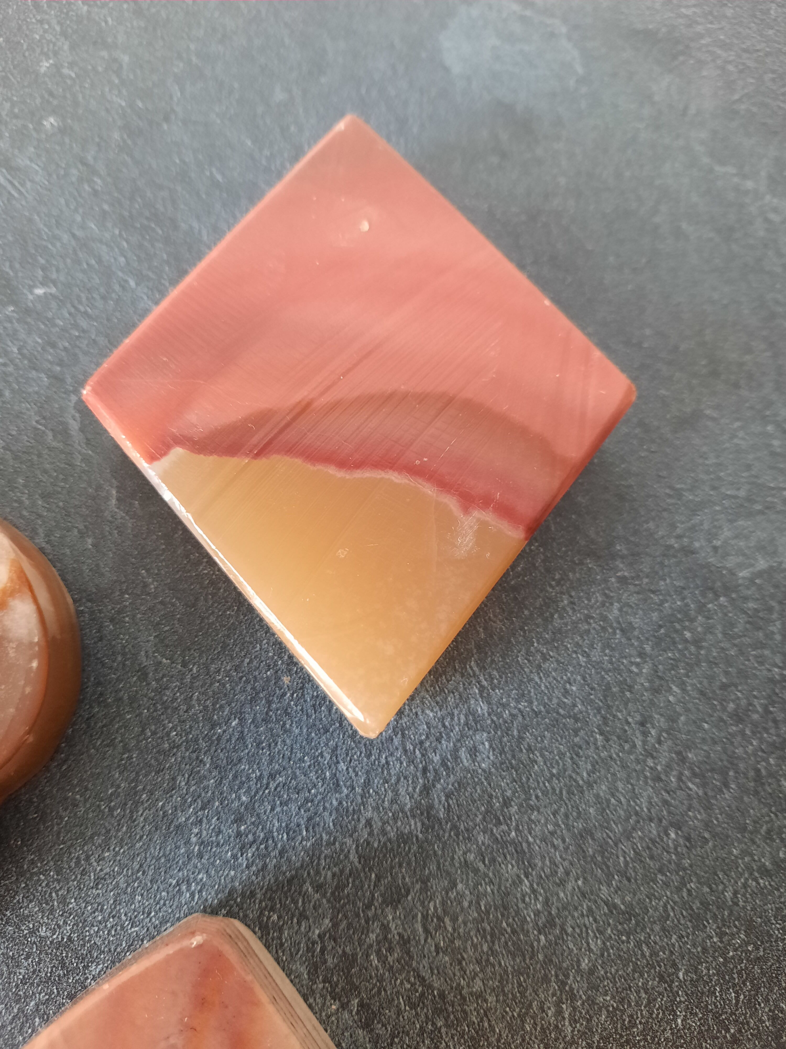 Set of marble ashtrays