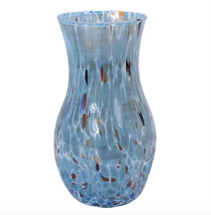 Handmade "Light Blue" Murano Glass Vase