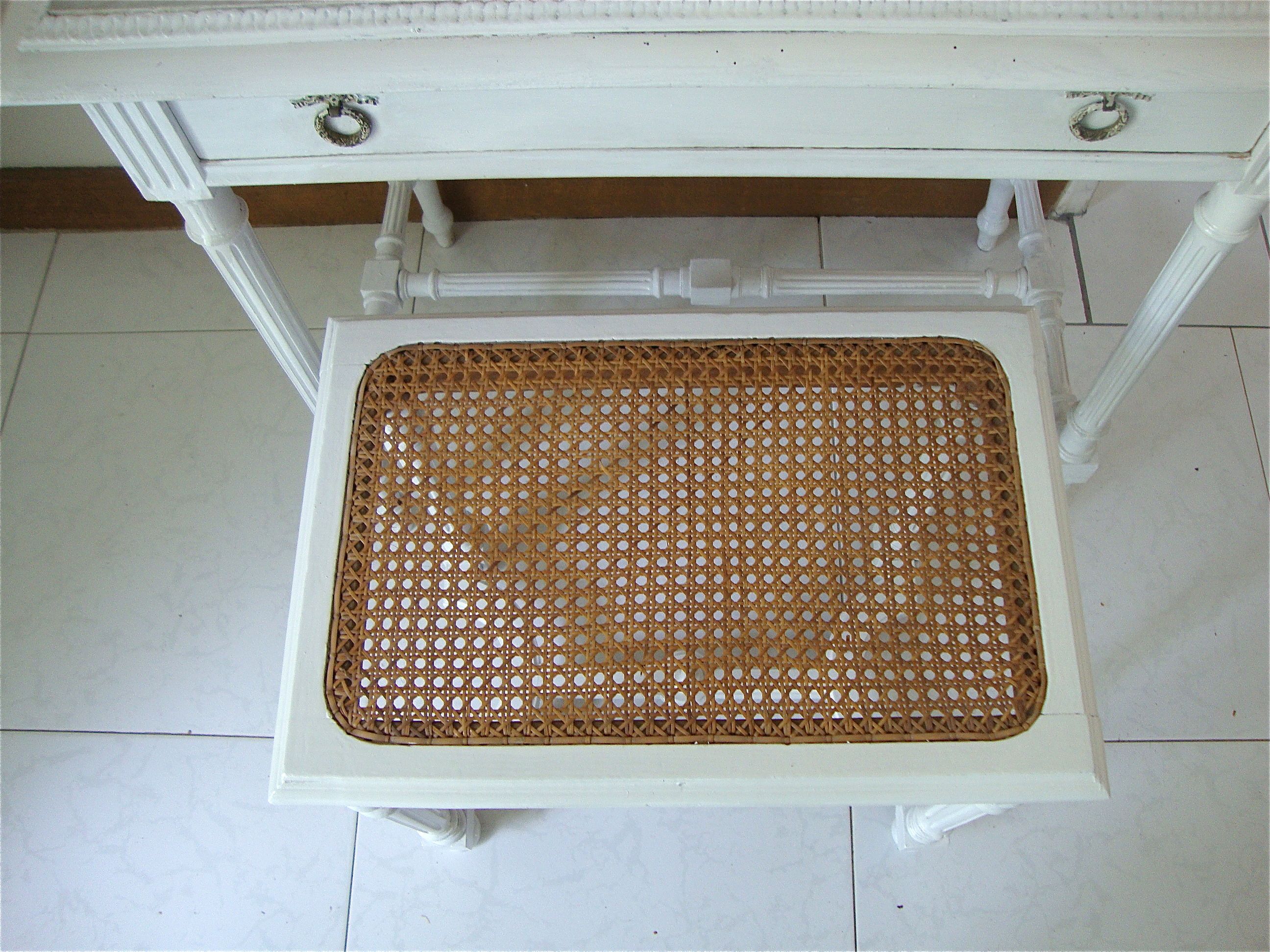 Dressing table and stool