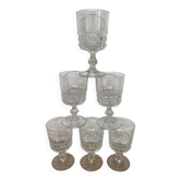 Set de 6 verres à vin blanc Luminarc Quadrille