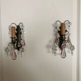 Pair of tassel sconces