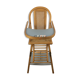 Chaise haute cannage