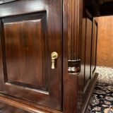 Classic English Desk with Green Inlay