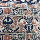 Tapis ancien persan Tabriz en soie très fin 135x160 cm