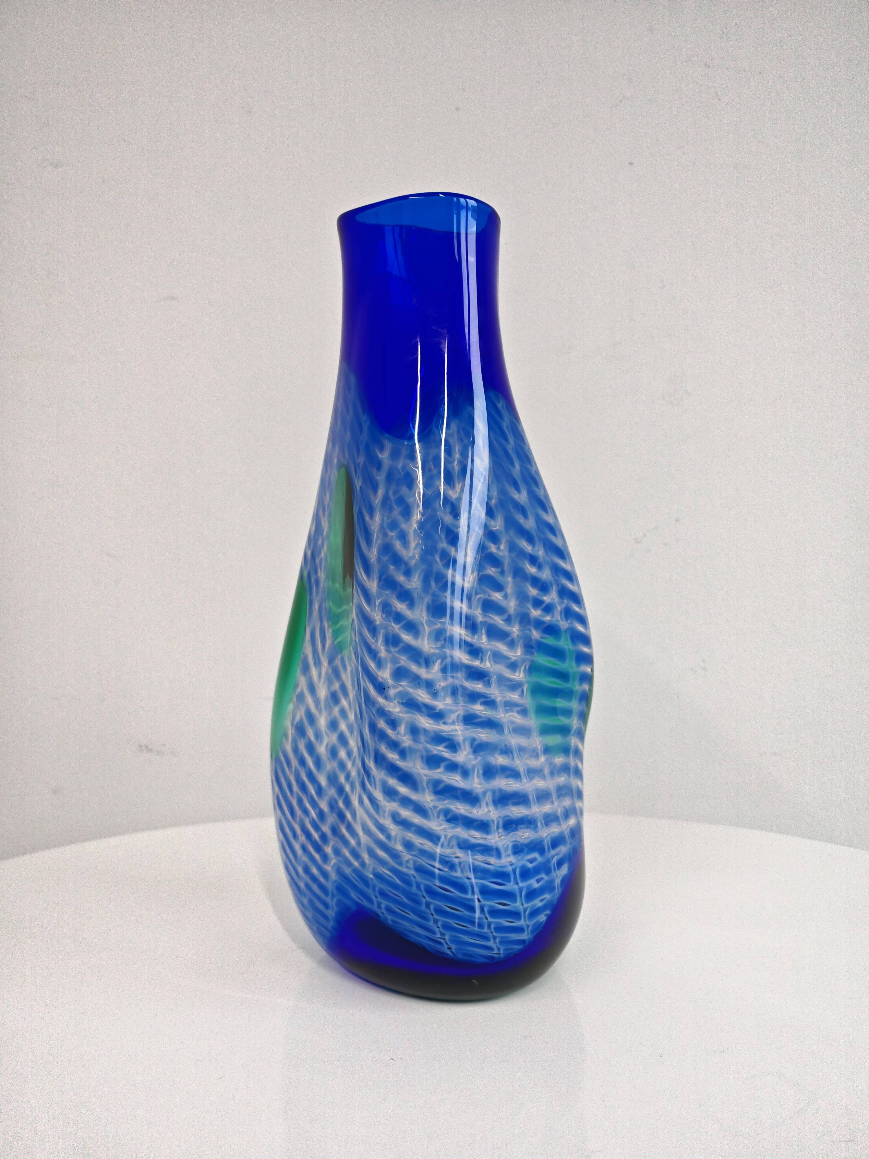 Murano glass vase by Archimede Seguso, limited edition.