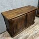 Louis XIV period hunting lodge sideboard in solid walnut circa 1700