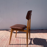 Set of 6 teak chairs