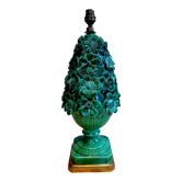 Vintage Flora Manises lamp in ceramic from the 1950s.