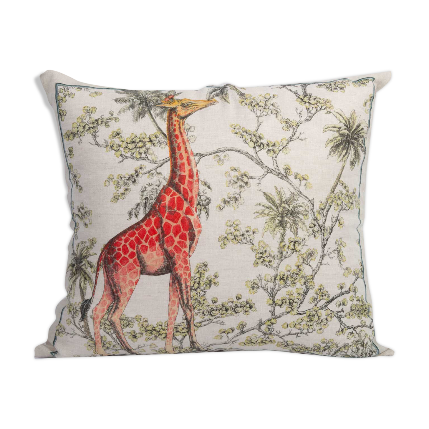 Housse de coussin "Girafe" 55x55cm