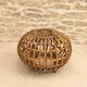 Pouf / ottoman in rattan designed by Franco Albini
