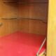 Bar work French formica red-pink and oak circa 40 Francisque Chaleyssin