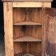 Magnificent 18th century corner cabinet. Solid oak and cherry.