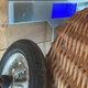 Rattan / Wicker Shopping Trolley 1960s Vintage