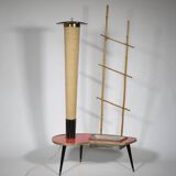 Lampe de table sur pied en forme de rein, milieu du siècle, années 1960