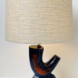 Ceramic lamp, free form, sculptural, 1960-70, Vallauris style.