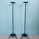 Wrought iron candlesticks