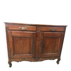 buffet parisien en chêne - portes