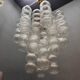 Lustre en verre de Murano à bulles, années 1980, Italie