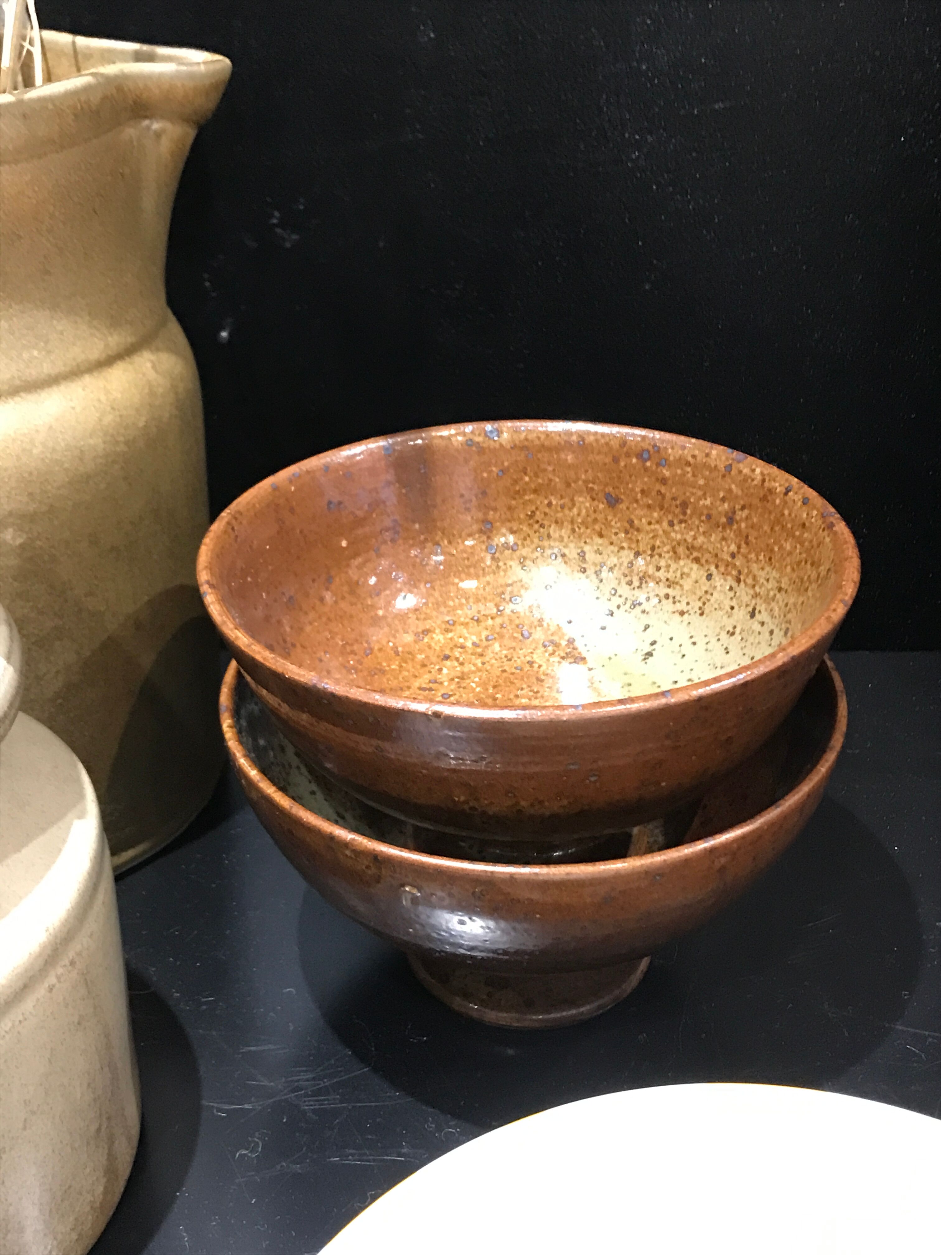 Vintage stoneware bowls
